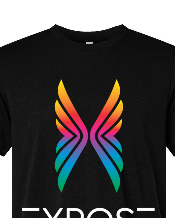 Black Tee Rainbow Logo  🏳️‍🌈